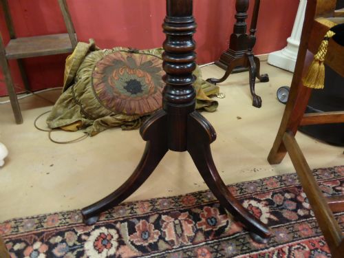 fig 1. MAHOGANY 19TH C. WINE TABLE.