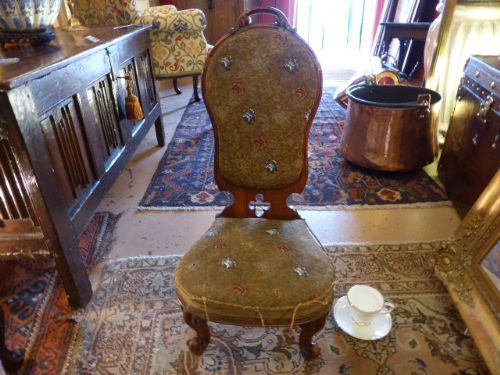 Gothic Revival Child's Chair in Style of Pugin.  C1850.
