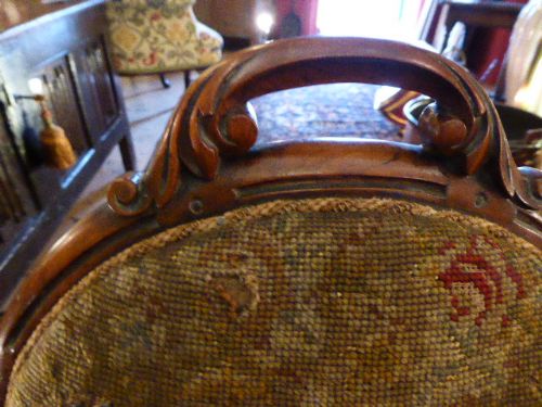 fig 2. Gothic Revival Child's Chair in style of Pugin. c1850.