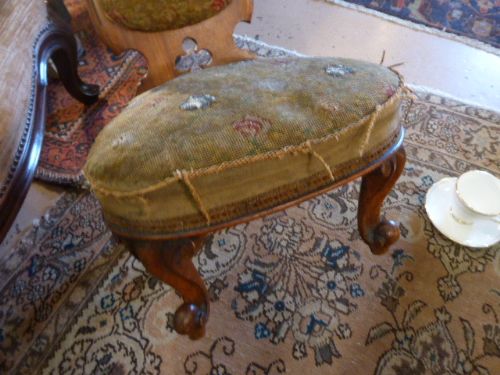 fig 4. Gothic Revival Child's Chair in style of Pugin. c1850.
