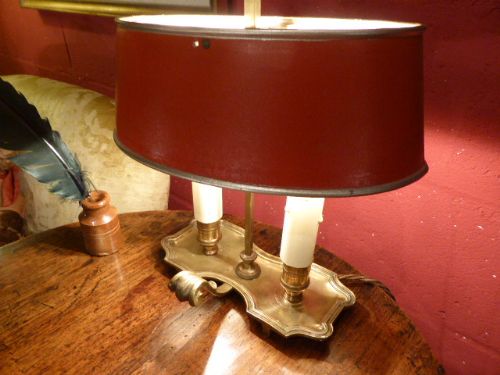 Period French Bouilotte Table Lamp.