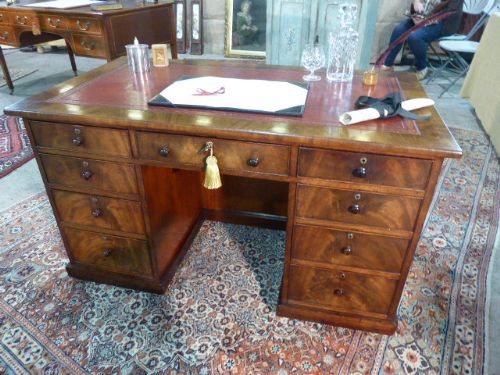 Good Looking Georgian Mahogany Desk. C1800.