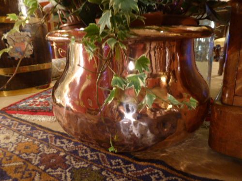 Early 19th Century Copper Jardiniere. C. 1830.