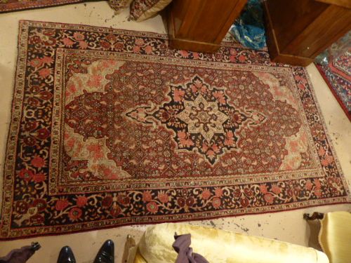 Persian Hamadan Period Rug.  C.1930.