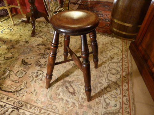 Victorian Dished Top Kitchen Stool.