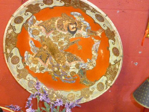 Extremely Large Oriental Wall Charger.  19th C.