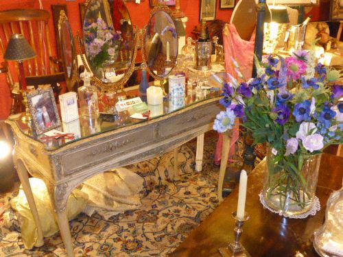 Vintage French Painted Dressing Table C.1930.