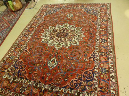 Wonderful Large Persian Bakhtiari Carpet. C.1940.