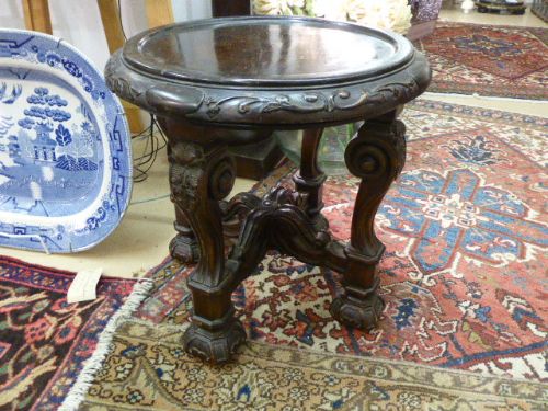 19th Century Italian Walnut Jardiniere Stand.