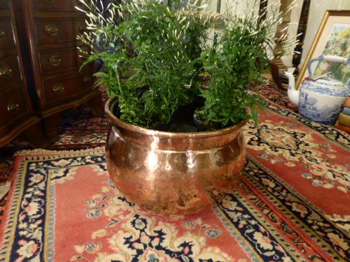 Victorian Copper Pot or Logbin.