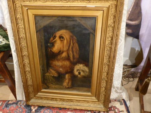 Dignity and Impudence.   After Sir Edwin Landseer.   Victorian