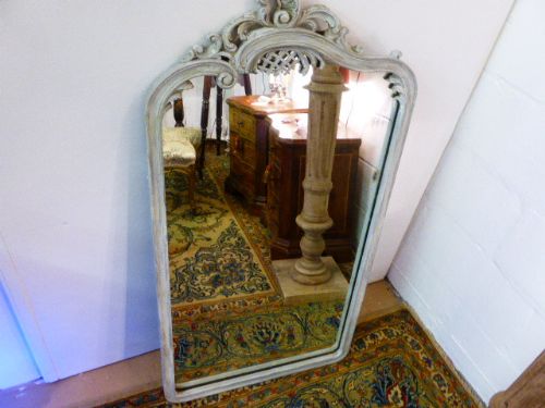 Late 19th Century French Painted Mirror.