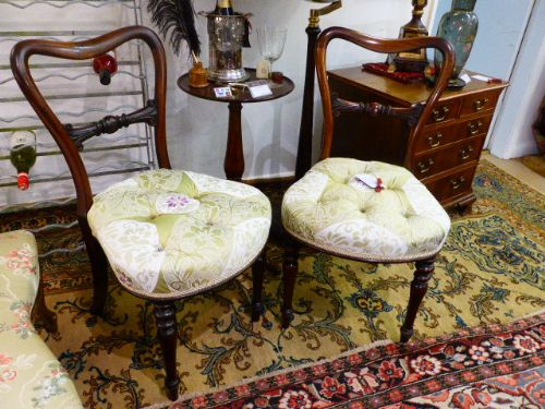 Stylish Pair of Rosewood Lounge or Hall Chairs
