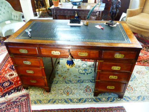 Early 19th Century Campaign Desk.