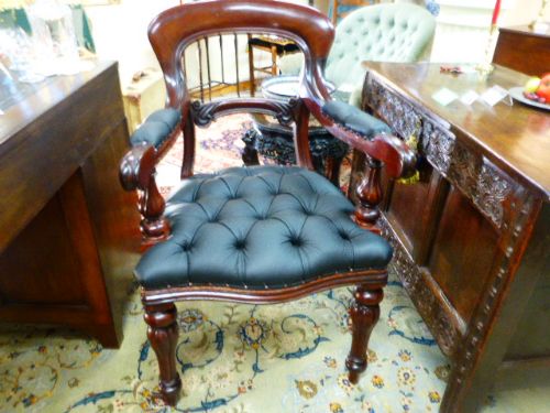 Quality William 1v Mahogany Desk Chair.   C.1830.