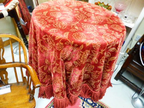 An Extremely Heavy Early 20thc. Table Throw, Complete with Table.