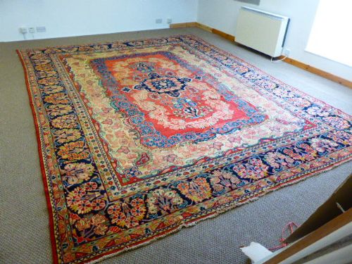 Wonderful Large “Mahal” Persian Carpet. C. 1910.