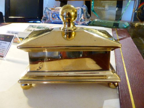 19th Century Brass Tobacco Box.