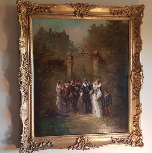 Early 19th Century Oil on Canvas by “Carlo Rossi” (1775-1849)