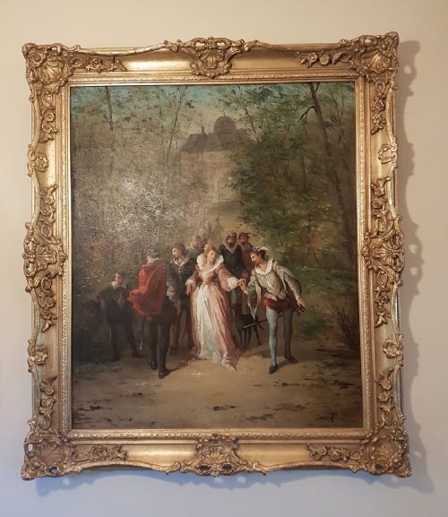Oil Painting on Canvas by “Carlo Rossi” (1775-1849)
