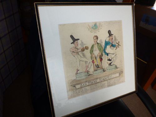 "Les Troix Magots"  by Gillray.  C.1791.