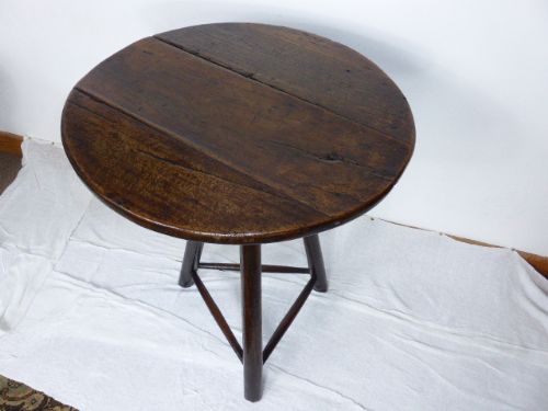 Oak Cricket Table.   C1800.