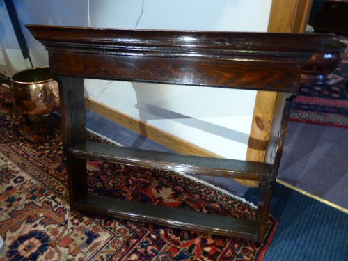 Small Oak Wall Shelves or Plate Rack.