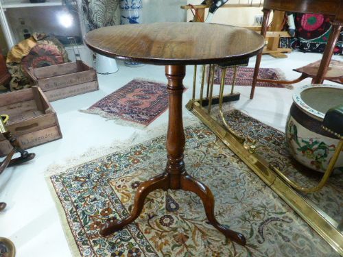 Elegant Country House Elm Wine Table.  C.1780.