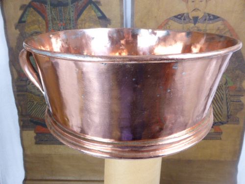 Large Victorian Copper Pan.