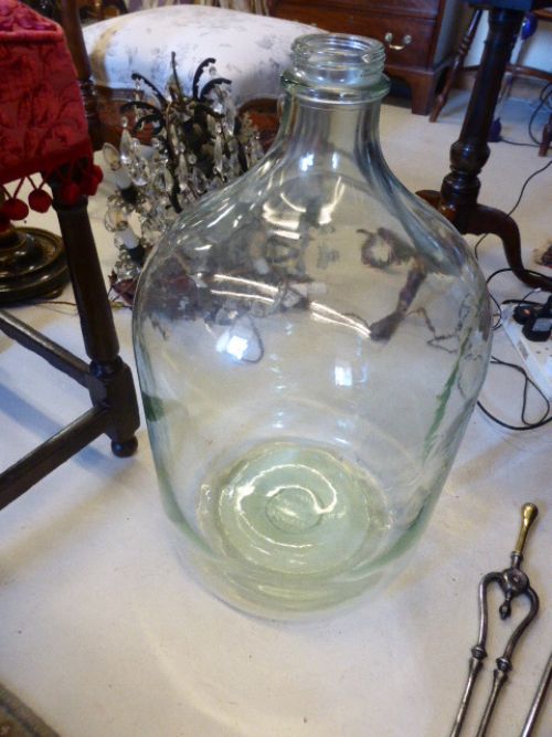 Large Glass Carboy or Storage Jar.