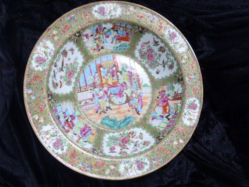 Huge Chinese Canton Famille Rose Bowl.  19th C.