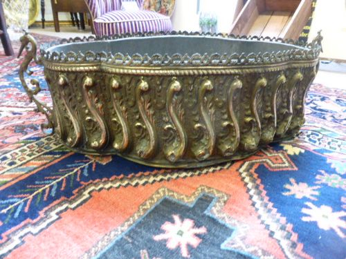 French 19th Century Brass Jardiniere/planter