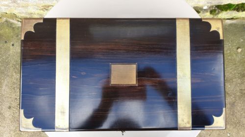 fig 1. Early 19th century Coromandel Writing Slope.