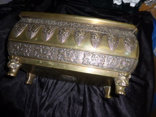 Unusual Bronze Chinese Censer.  19th C.