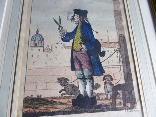 The Dog Barber. La Francia / H. W. Bunbury, Delin., 1772 ; J. Bretherton, F.