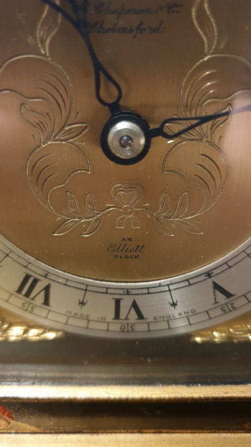 fig 1. Quality Lacquered Bracket Clock by Elliott of London