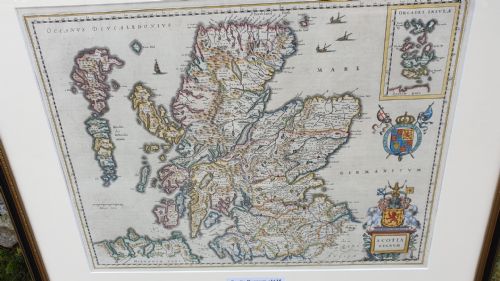 fig 1. Willem Blaeu Map of Scotland c1635
