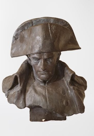 Substantial French Plaster Bust of Napoleon