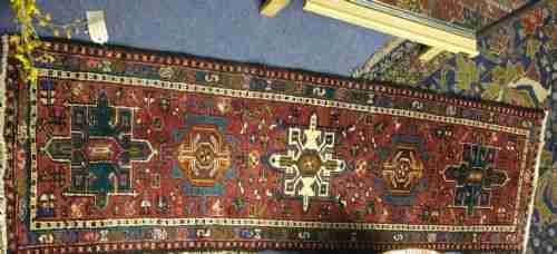 Neat Sized Persian Heriz Runner