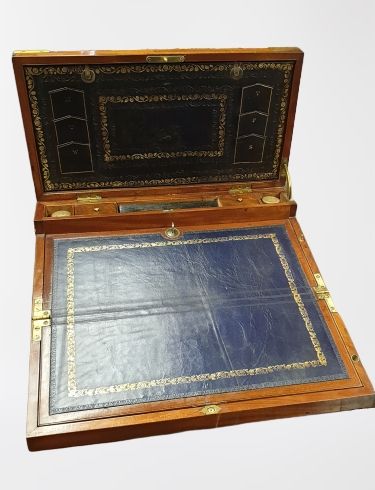 Mahogany Military Campaign Writing Slope C1840
