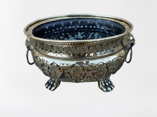 Beautiful 19th Century Pierced Brass Vase