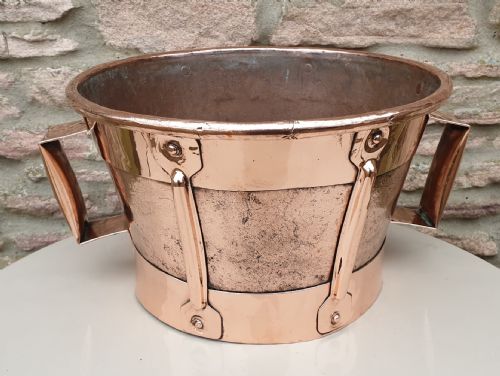 French 18th Century Copper Ferrat