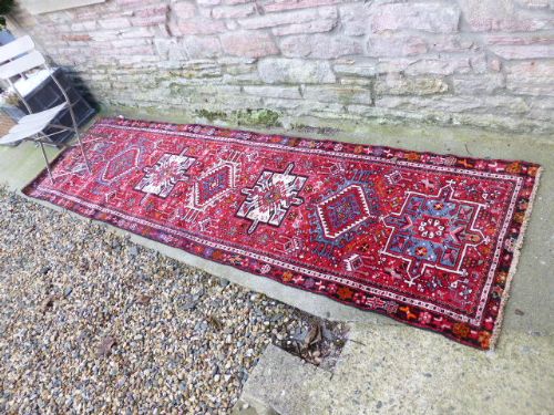Beautiful Persian Heriz Runner.  C.1930.