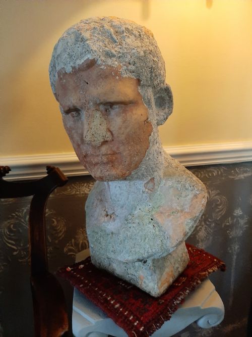 fig 1. 19th Century Bust of Marcus Vipsanius Agrippa