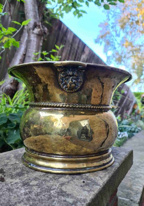 Handsome George III Brass Jardiniere