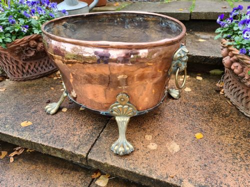 Good Sized Early 19th Century Copper Jardiniere or Champagne Bucket