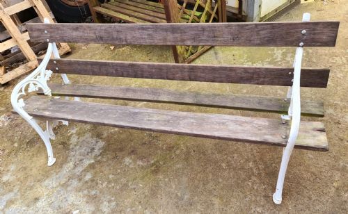 The Falkirk Seat - Rare Victorian Garden Bench.  C.1860