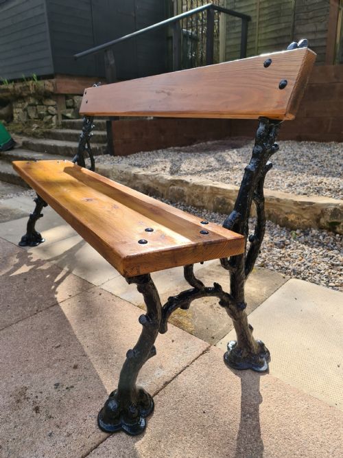 Substantial Cast Iron 19th Century Coalbrookdale Garden Bench