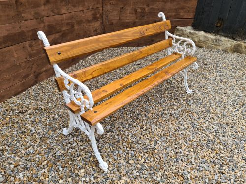 Quality Cast Iron Victorian Garden Bench