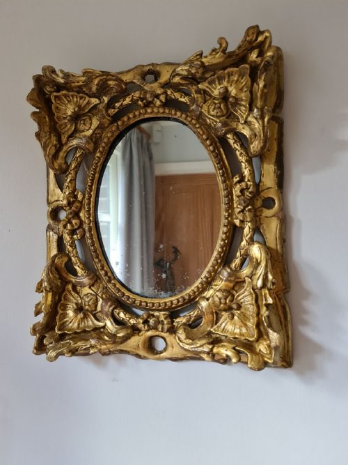 Small 19th Century Giltwood Mirror